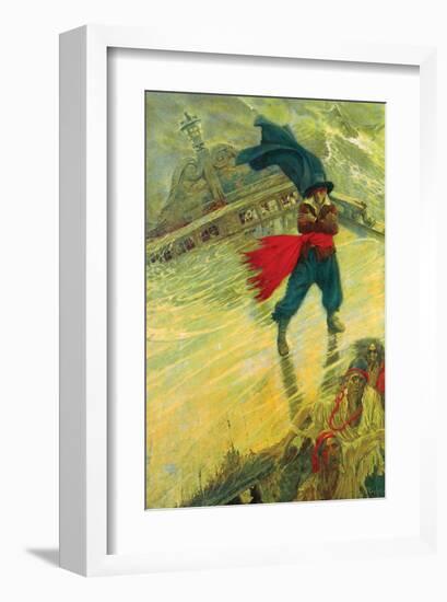 The Flying Dutchman-Howard Pyle-Framed Premium Giclee Print