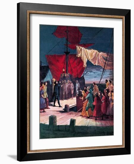 The Flying Dutchman-Ralph Bruce-Framed Giclee Print