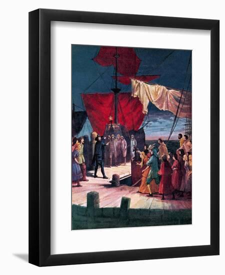 The Flying Dutchman-Ralph Bruce-Framed Giclee Print