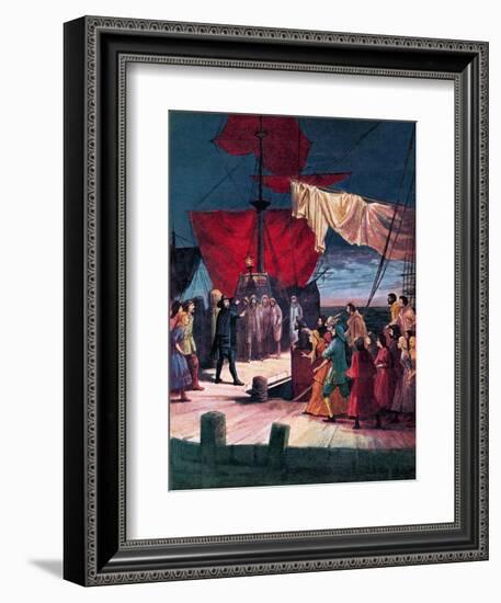 The Flying Dutchman-Ralph Bruce-Framed Giclee Print