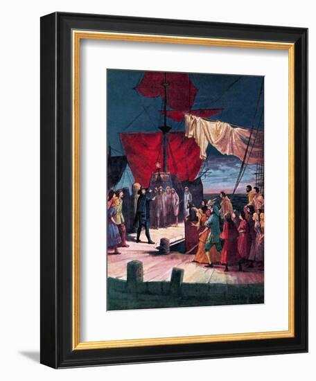 The Flying Dutchman-Ralph Bruce-Framed Giclee Print