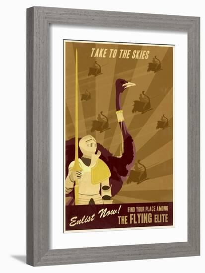 The Flying Elite-Steve Thomas-Framed Giclee Print
