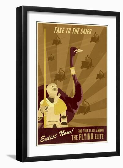 The Flying Elite-Steve Thomas-Framed Giclee Print