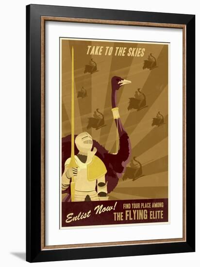 The Flying Elite-Steve Thomas-Framed Giclee Print