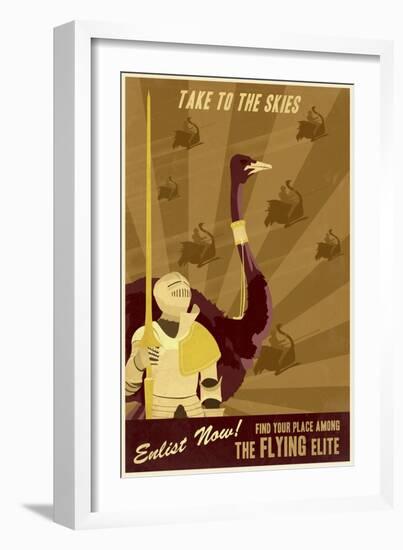 The Flying Elite-Steve Thomas-Framed Giclee Print