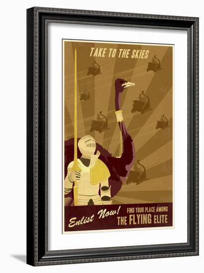 The Flying Elite-Steve Thomas-Framed Giclee Print
