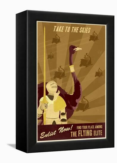 The Flying Elite-Steve Thomas-Framed Premier Image Canvas