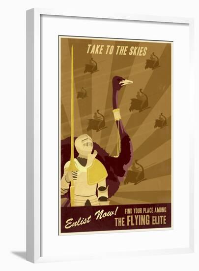 The Flying Elite-Steve Thomas-Framed Giclee Print