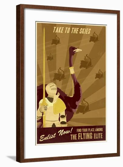 The Flying Elite-Steve Thomas-Framed Giclee Print