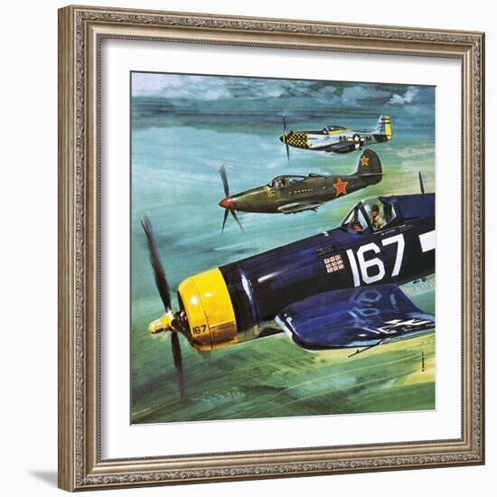 The Flying Ghosts-Gerry Wood-Framed Giclee Print