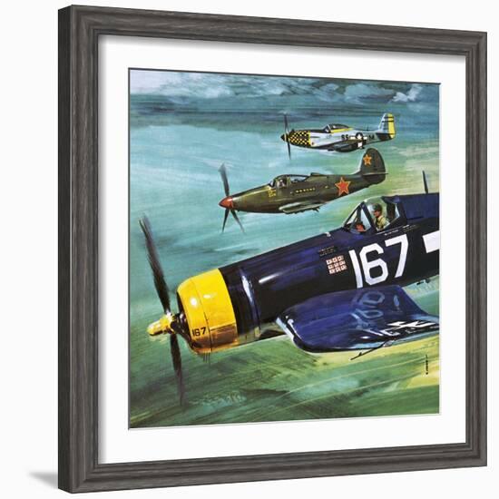 The Flying Ghosts-Gerry Wood-Framed Giclee Print