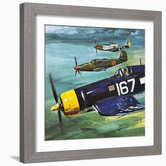 The Flying Ghosts-Gerry Wood-Framed Giclee Print