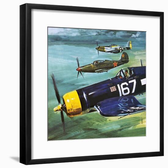 The Flying Ghosts-Gerry Wood-Framed Giclee Print