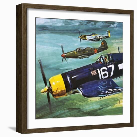 The Flying Ghosts-Gerry Wood-Framed Giclee Print