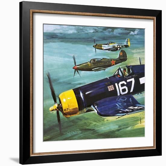 The Flying Ghosts-Gerry Wood-Framed Giclee Print