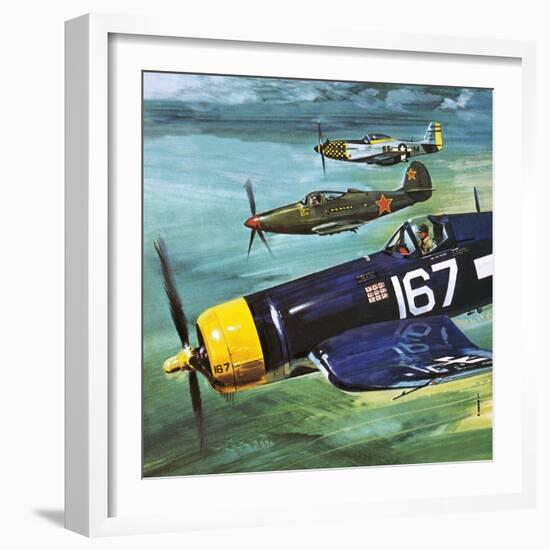 The Flying Ghosts-Gerry Wood-Framed Giclee Print