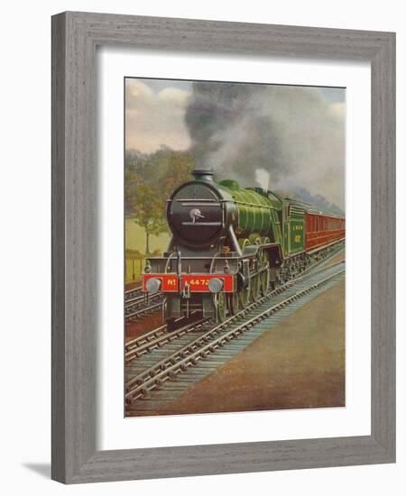 'The Flying Scotsman Passing Hadley Wood, L.N.E.R.', 1926-Unknown-Framed Giclee Print