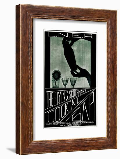 The Flying Scotsman's Cocktail Bar-null-Framed Art Print