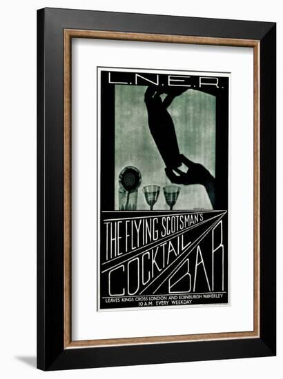 The Flying Scotsman's Cocktail Bar-null-Framed Art Print