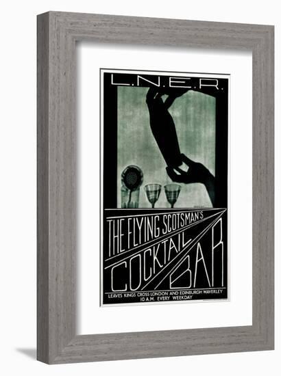 The Flying Scotsman's Cocktail Bar-null-Framed Art Print