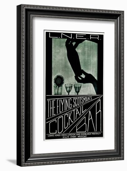 The Flying Scotsman's Cocktail Bar-null-Framed Art Print