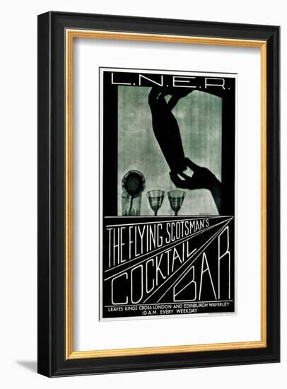 The Flying Scotsman's Cocktail Bar-null-Framed Art Print