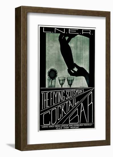The Flying Scotsman's Cocktail Bar-null-Framed Art Print