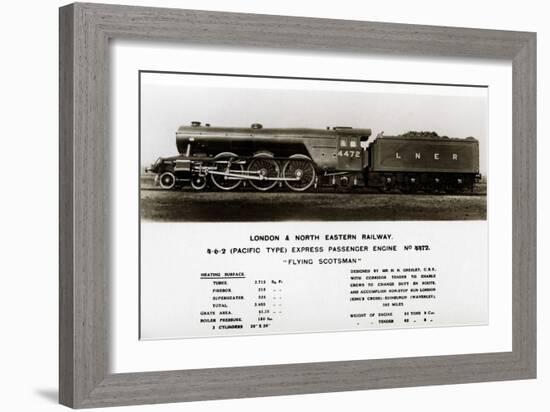 The 'Flying Scotsman' Steam Locomotive, 20th Century-null-Framed Giclee Print