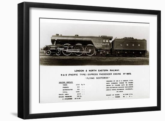 The 'Flying Scotsman' Steam Locomotive, 20th Century-null-Framed Giclee Print