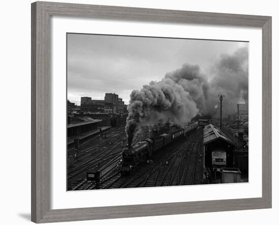 The Flying Scotsman Steam Train Locomotive, 1969-null-Framed Photographic Print