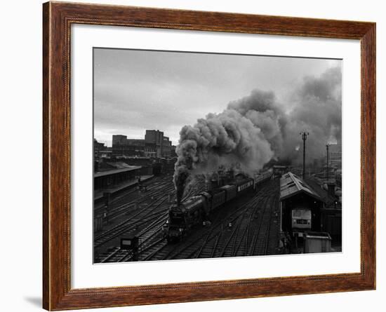 The Flying Scotsman Steam Train Locomotive, 1969-null-Framed Photographic Print