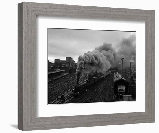 The Flying Scotsman Steam Train Locomotive, 1969-null-Framed Photographic Print