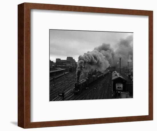 The Flying Scotsman Steam Train Locomotive, 1969-null-Framed Photographic Print