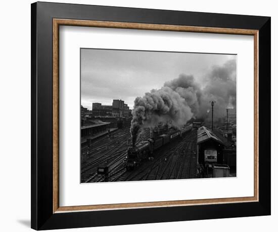 The Flying Scotsman Steam Train Locomotive, 1969-null-Framed Photographic Print