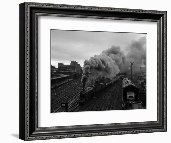 The Flying Scotsman Steam Train Locomotive, 1969-null-Framed Photographic Print