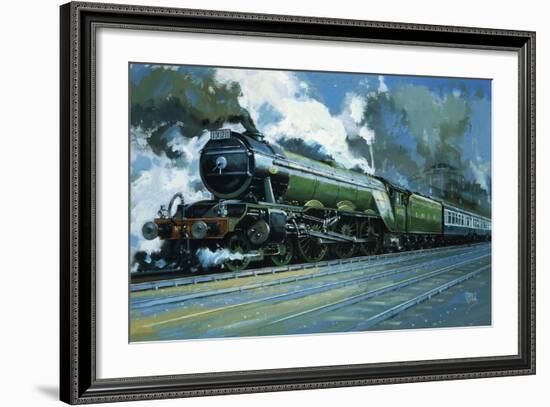 The Flying Scotsman-John S^ Smith-Framed Giclee Print