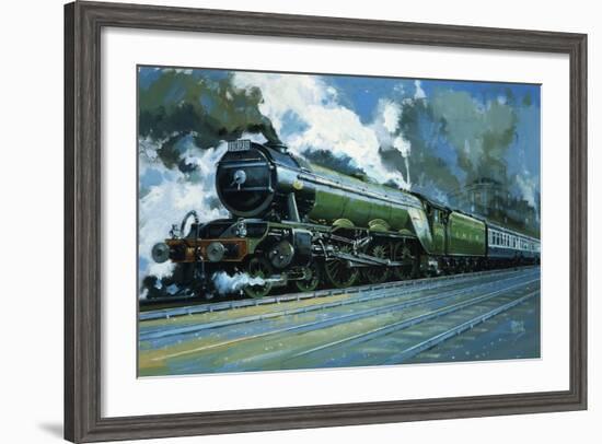 The Flying Scotsman-John S^ Smith-Framed Giclee Print