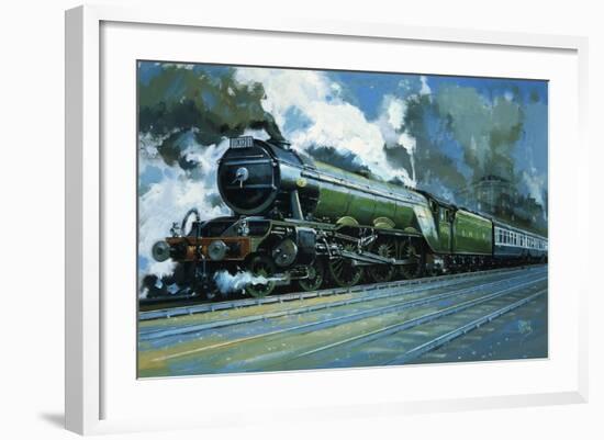 The Flying Scotsman-John S^ Smith-Framed Giclee Print