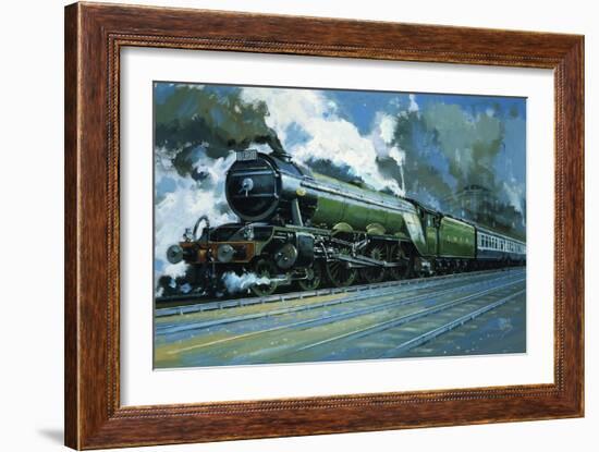 The Flying Scotsman-John S^ Smith-Framed Giclee Print