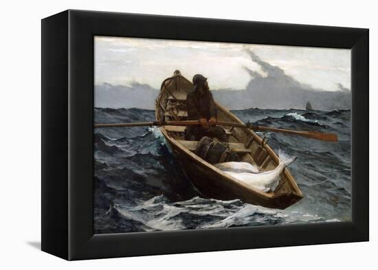 The Fog Warning by Winslow Homer-Winslow Homer-Framed Premier Image Canvas