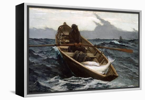 The Fog Warning by Winslow Homer-Winslow Homer-Framed Premier Image Canvas