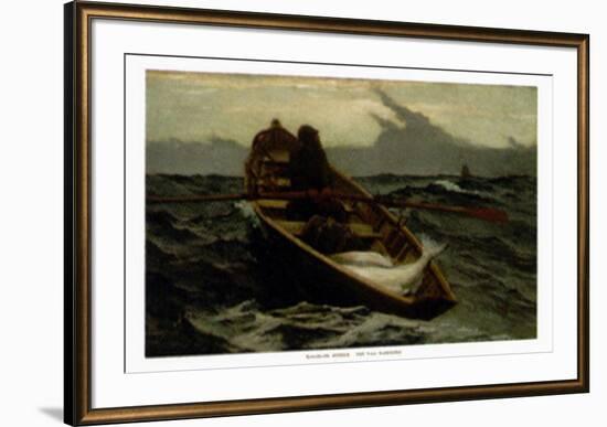 The Fog Warning-Winslow Homer-Framed Art Print