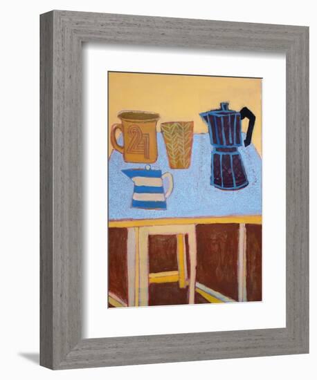 The Folding Table, 2016-Anastasia Lennon-Framed Premium Giclee Print