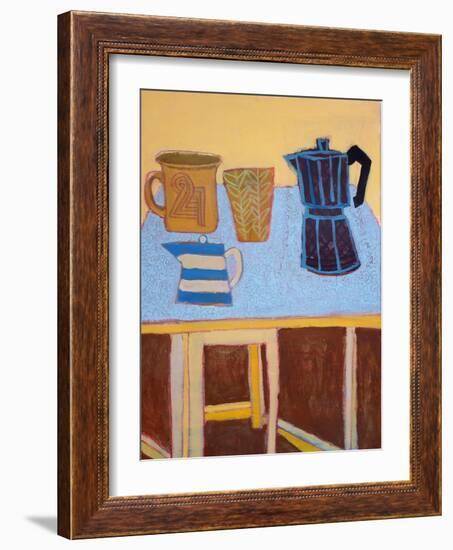 The Folding Table, 2016-Anastasia Lennon-Framed Giclee Print