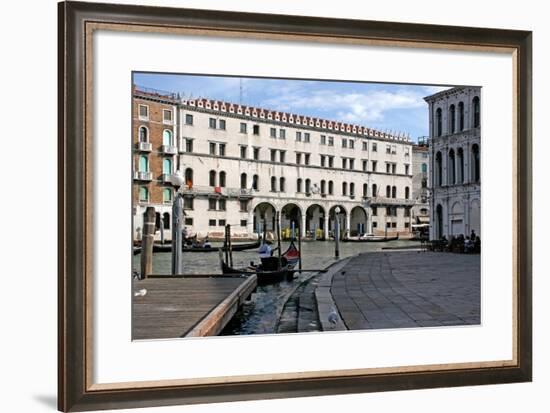 The Fondaco Dei Tedeschi at the Rialto, Reconstructed after the Fire of 1505 by Giorgio Spavento-null-Framed Giclee Print