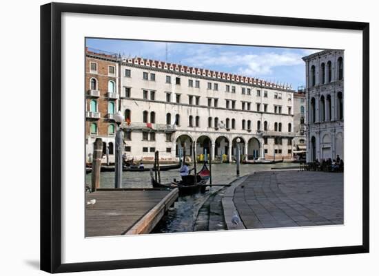 The Fondaco Dei Tedeschi at the Rialto, Reconstructed after the Fire of 1505 by Giorgio Spavento-null-Framed Giclee Print