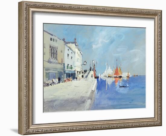 The Fondamenta delle Zattere, Venice-Hercules Brabazon Brabazon-Framed Giclee Print