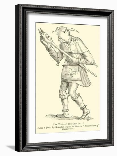 The Fool of the Old Play-null-Framed Giclee Print