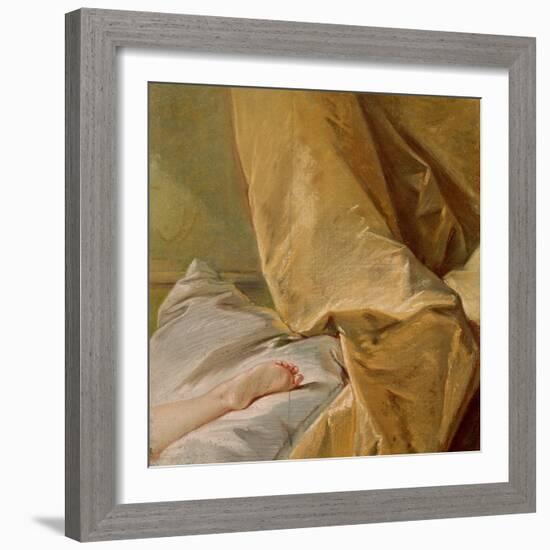 The Foot of Miss O'Murphy-Francois Boucher-Framed Giclee Print