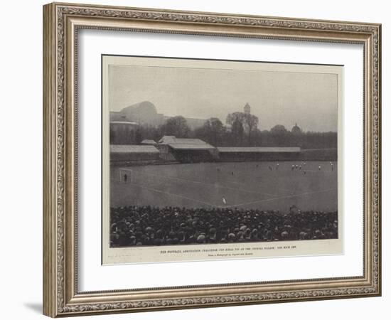 The Football Association Challenge Cup Final Tie at the Crystal Palace, the Kick Off-null-Framed Giclee Print